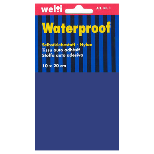 Selbstklebestoff Nylon 10 x 20 cm - royalblau image number